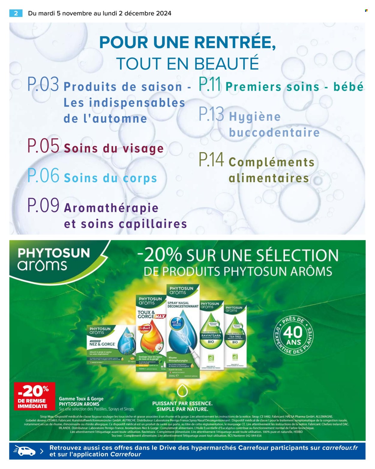 Catalogue Carrefour Hypermarchés - 05/11/2024 - 02/12/2024. Page 1