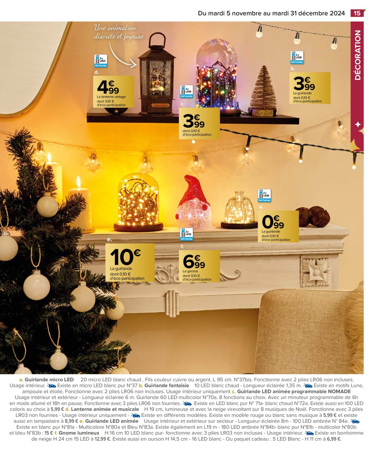 Catalogue Carrefour Hypermarchés - 05/11/2024 - 31/12/2024. Page 1