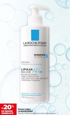 La Roche Posay Gamme Lipikar - Hors lots, formats promotionnels et pains dermatologiques