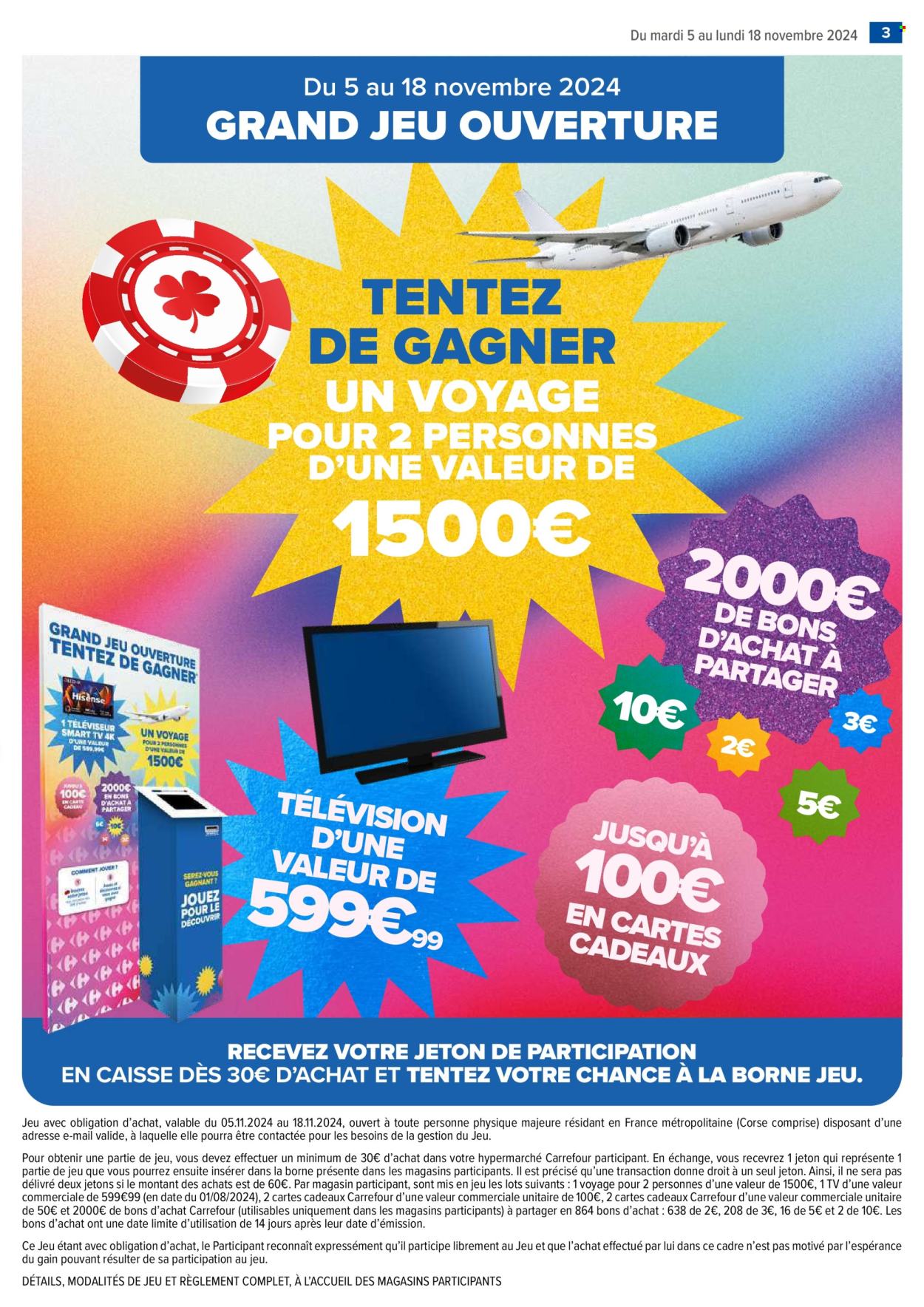 Catalogue Carrefour - 05/11/2024 - 18/11/2024. Page 1