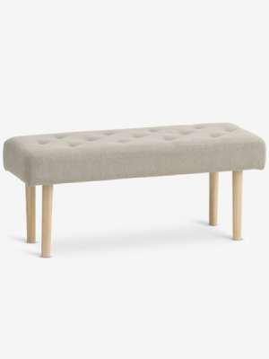 Banc HAGEBRO tissu sable/naturel