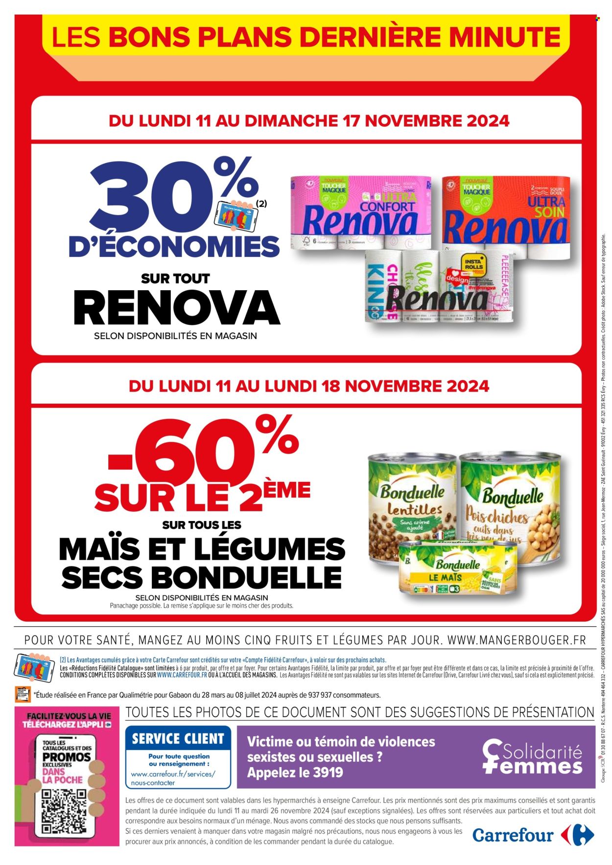 Catalogue Carrefour Hypermarchés - 11/11/2024 - 26/11/2024. Page 1