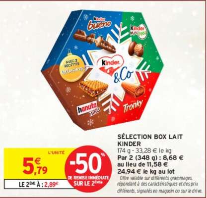 KINDER SÉLECTION BOX LAIT