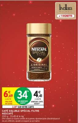 NESCAFÉ CAFÉ SOLUBLE SPÉCIAL FILTRE