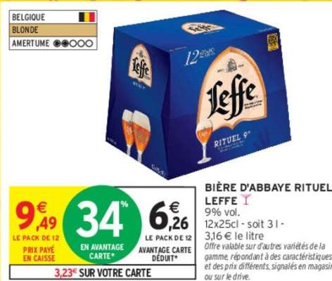 LEFFE BIÈRE D'ABBAYE RITUEL