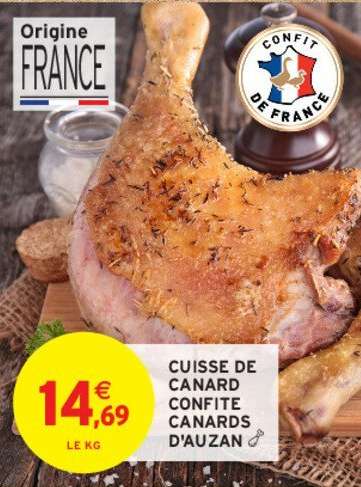 CANARDS D'AUZAN CUISSE DE CANARD CONFITE