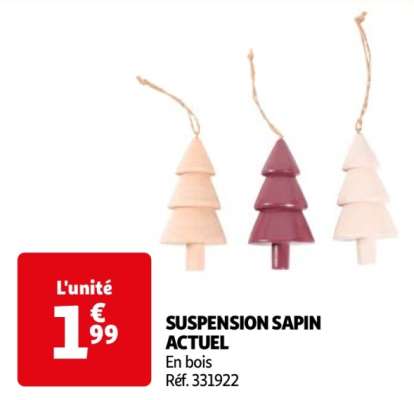 Suspension Sapin Actuel - En bois
Réf. 331922