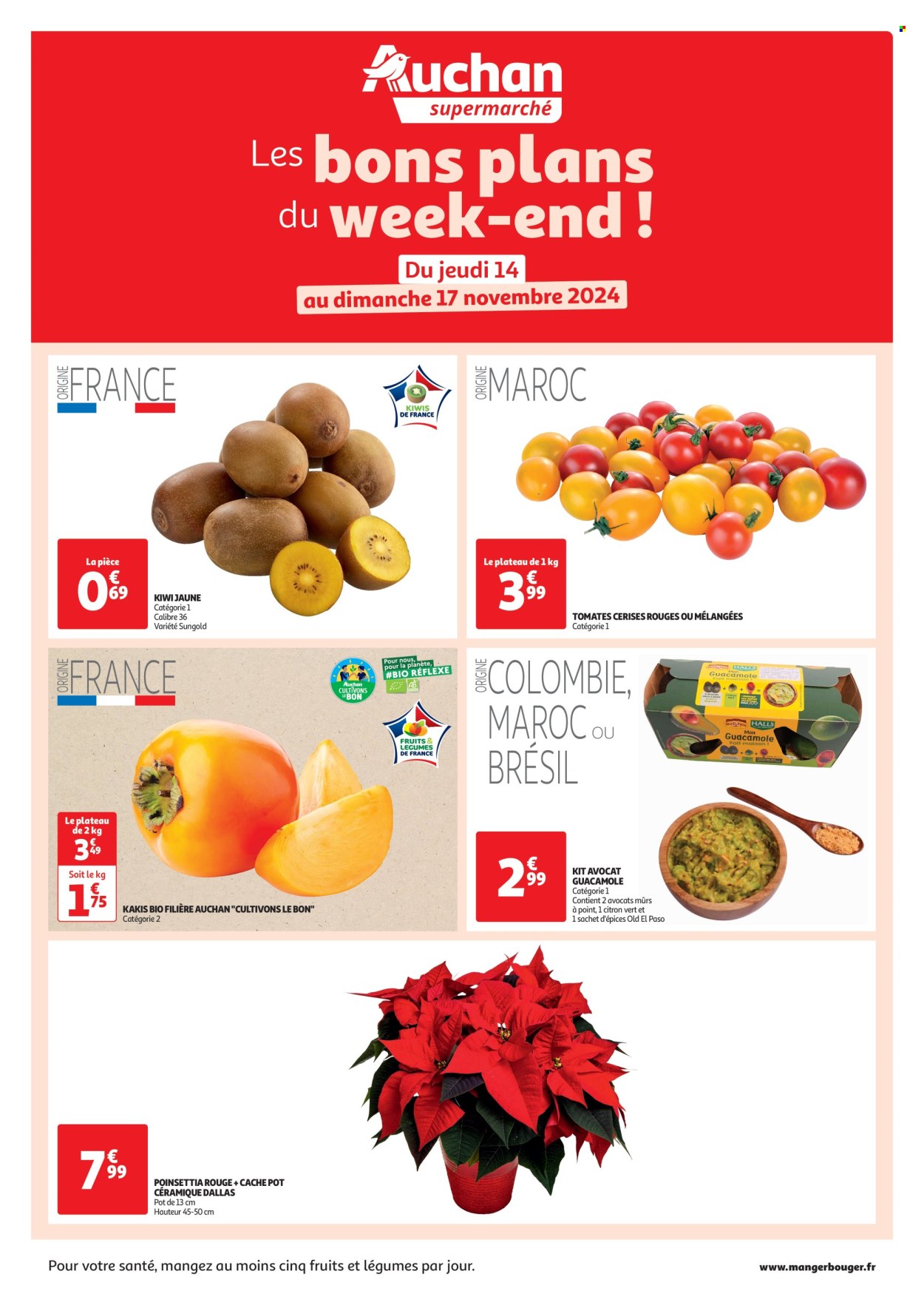 Catalogue Auchan - 14/11/2024 - 17/11/2024. Page 1