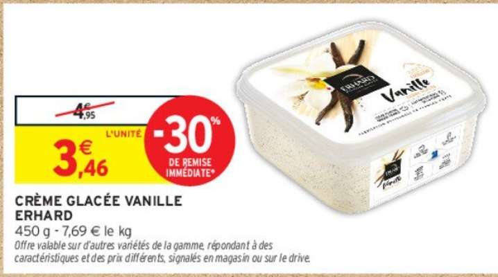 ERHARD CRÈME GLACÉE VANILLE