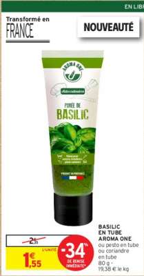 AROMA ONE BASILIC EN TUBE