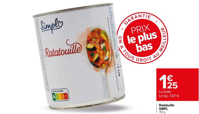 SIMPL Ratatouille - 750 g.