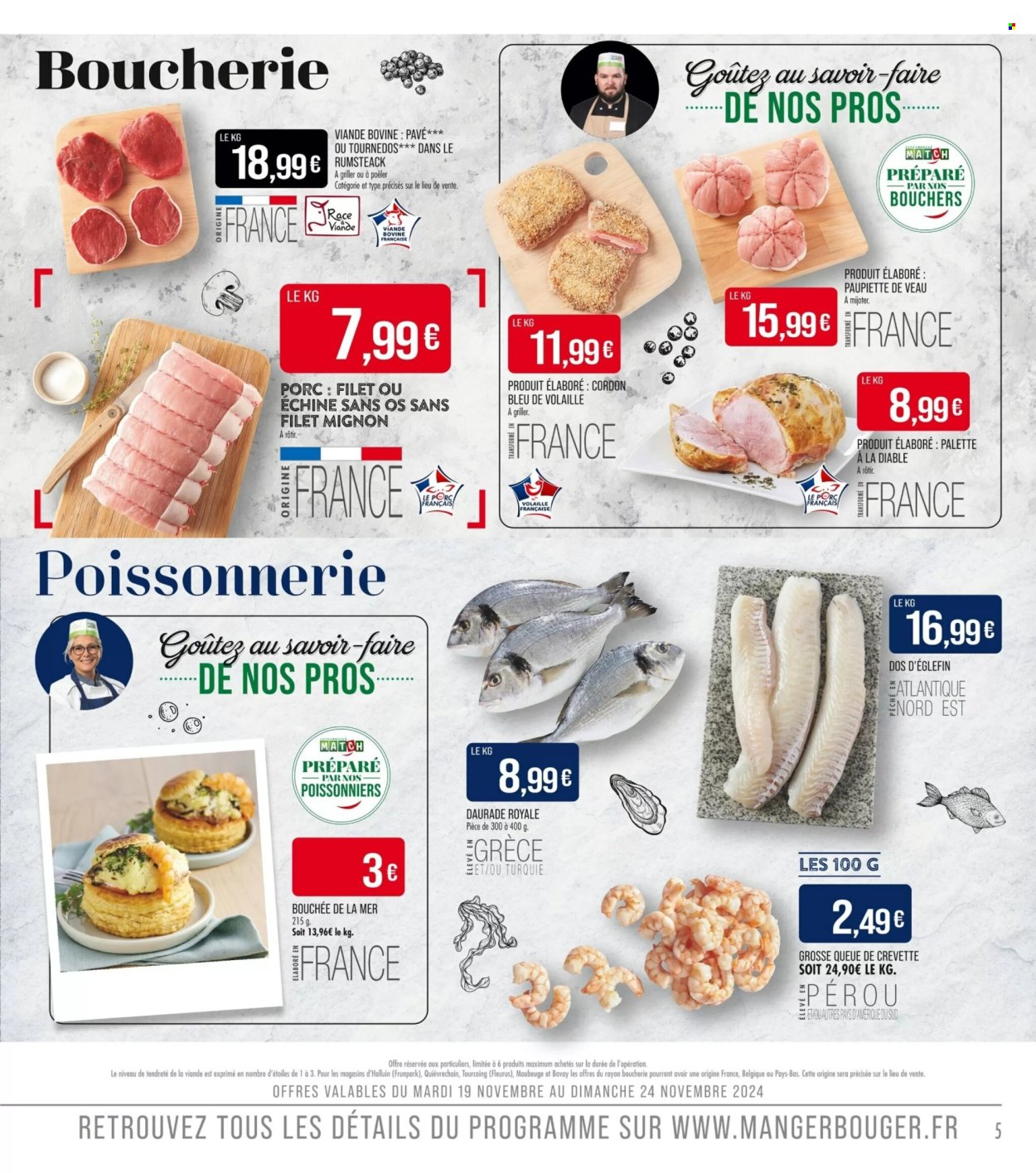 Catalogue Supermarché Match - 19/11/2024 - 01/12/2024. Page 1