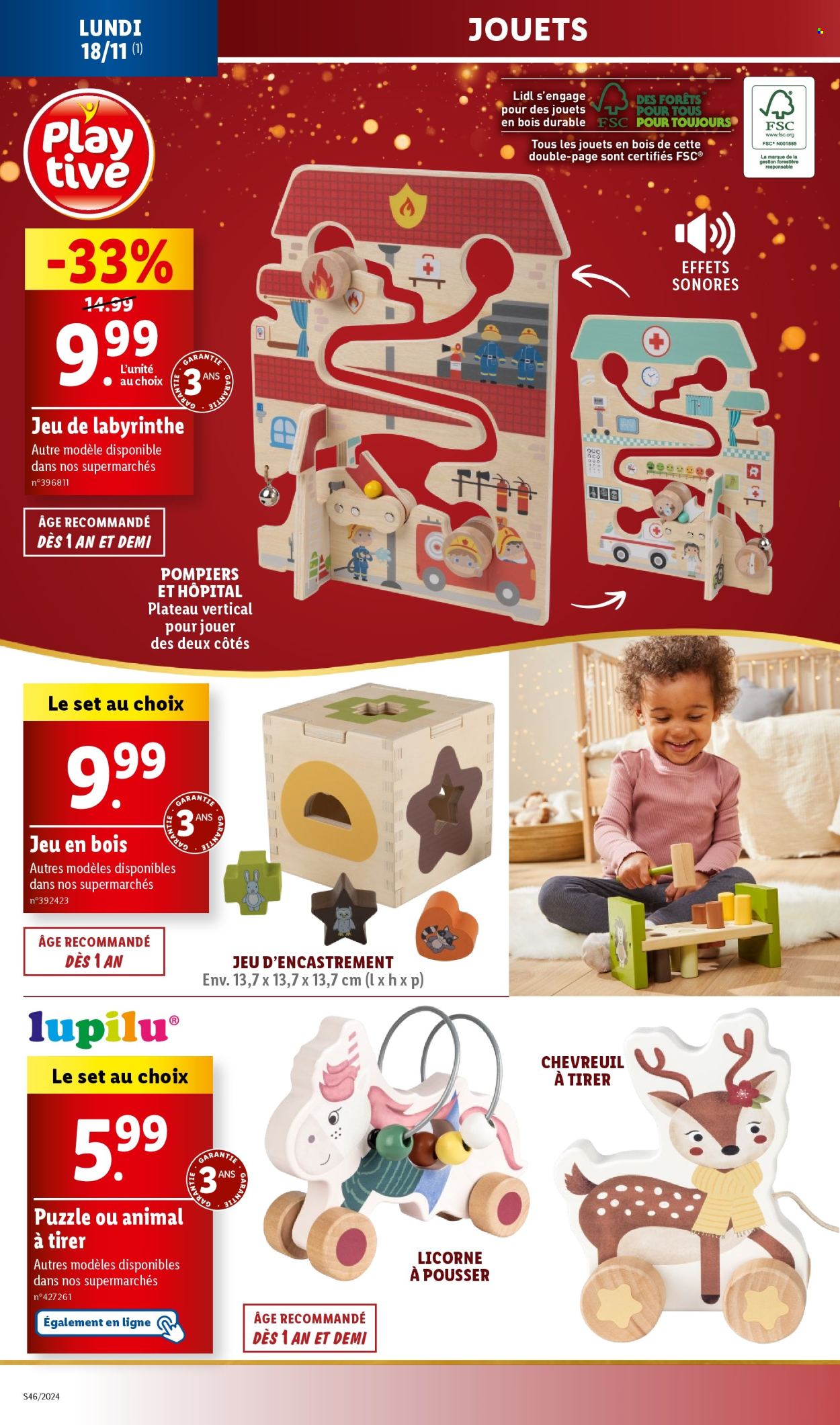 Catalogue Lidl - 18/11/2024 - 21/11/2024. Page 1