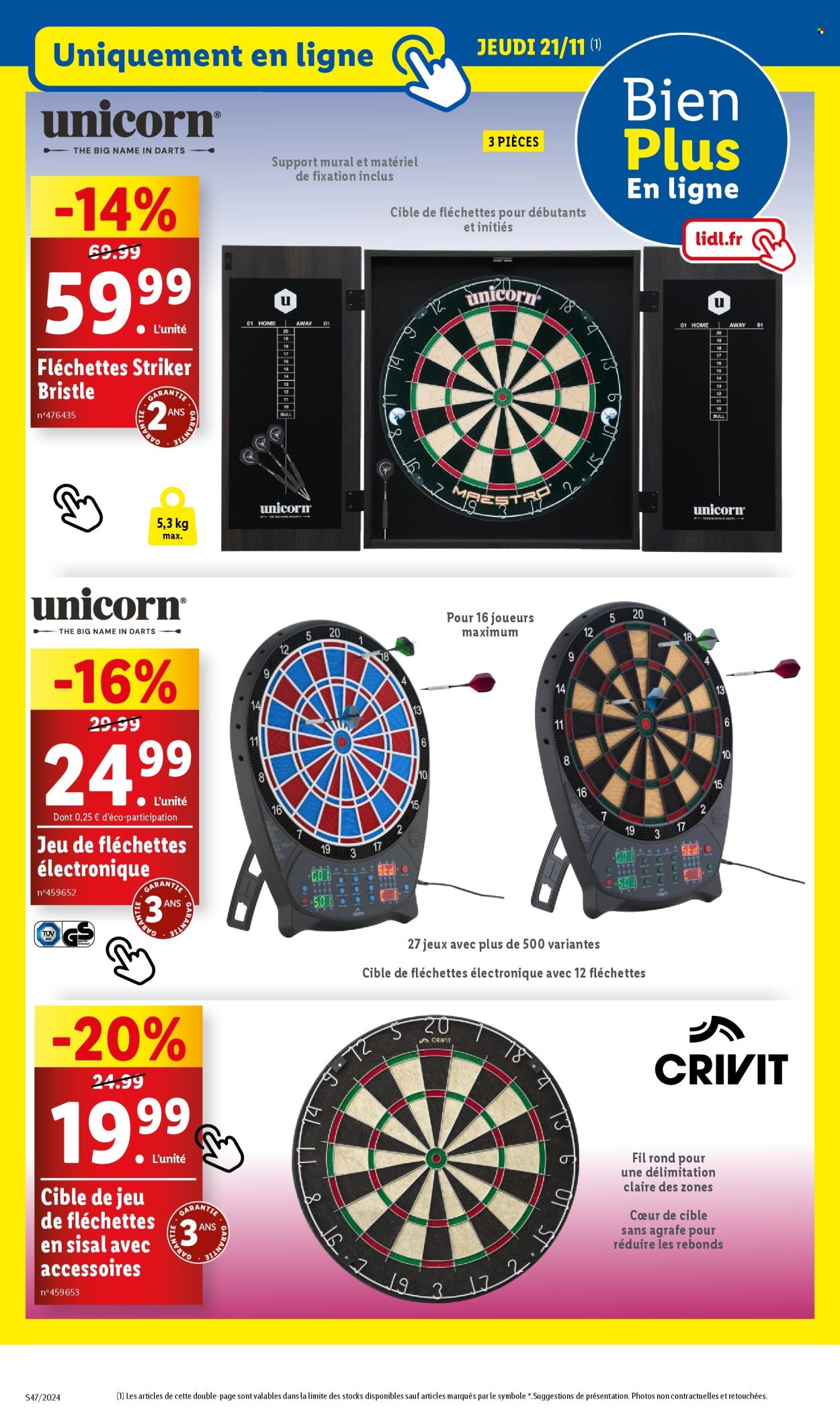 Catalogue Lidl - 18/11/2024 - 21/11/2024. Page 1