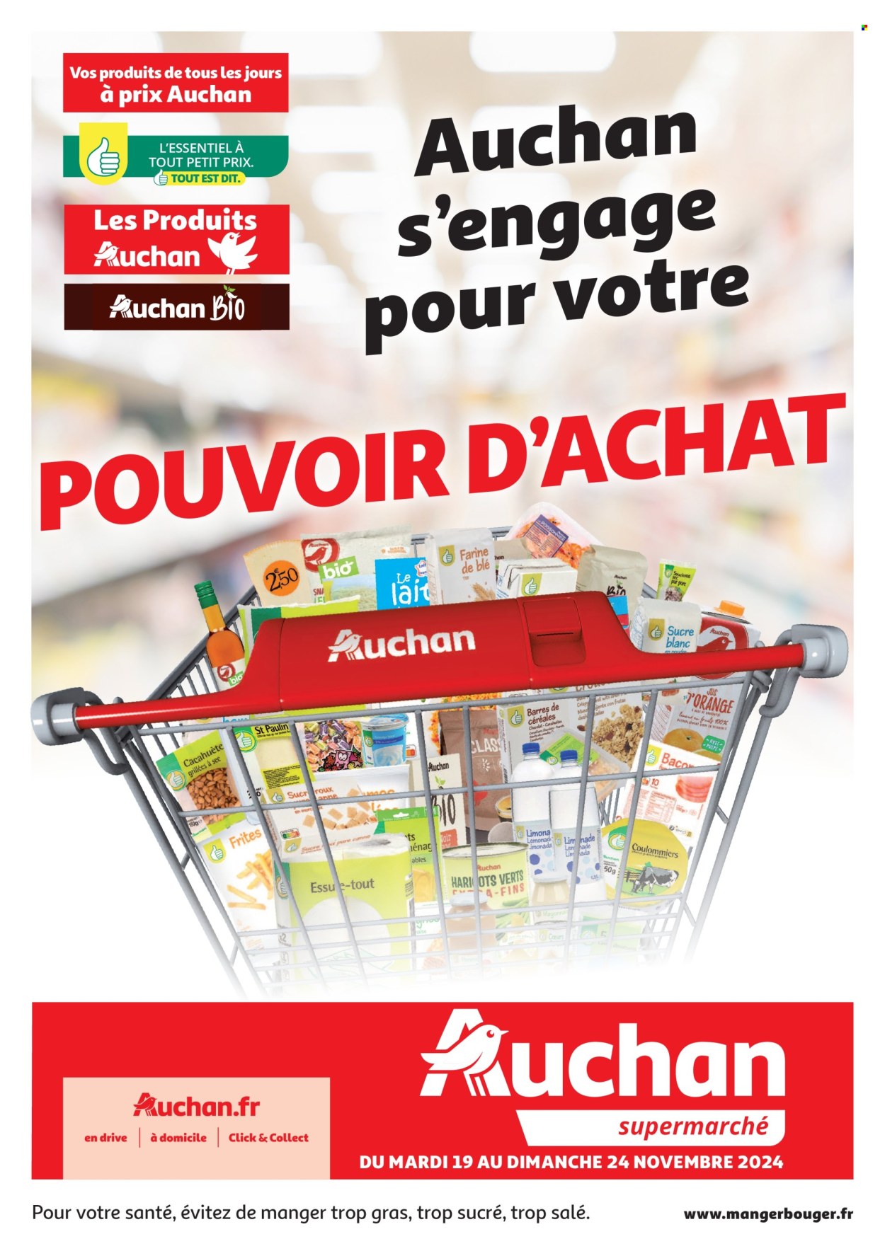 Catalogue Auchan - 19/11/2024 - 24/11/2024. Page 1