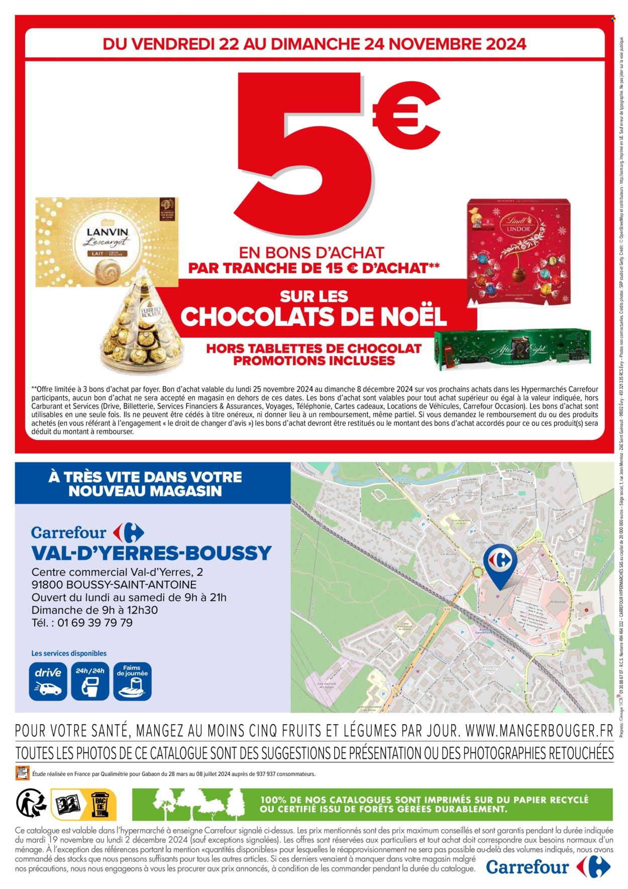 Catalogue Carrefour Hypermarchés - 19/11/2024 - 02/12/2024. Page 1