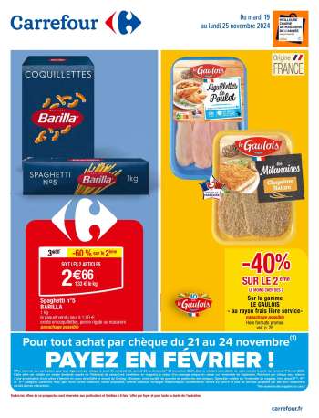 Catalogue Carrefour Hypermarchés - 19/11/2024 - 25/11/2024.