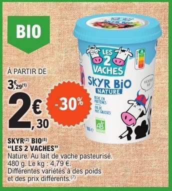 SKYR BIO "LES 2 VACHES"