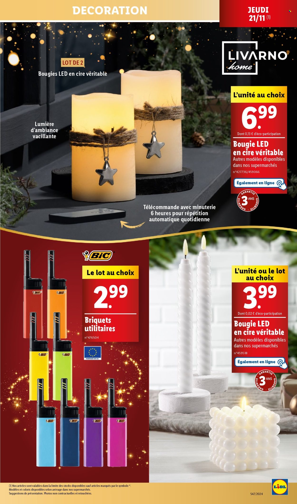 Catalogue Lidl - 21/11/2024 - 25/11/2024. Page 1