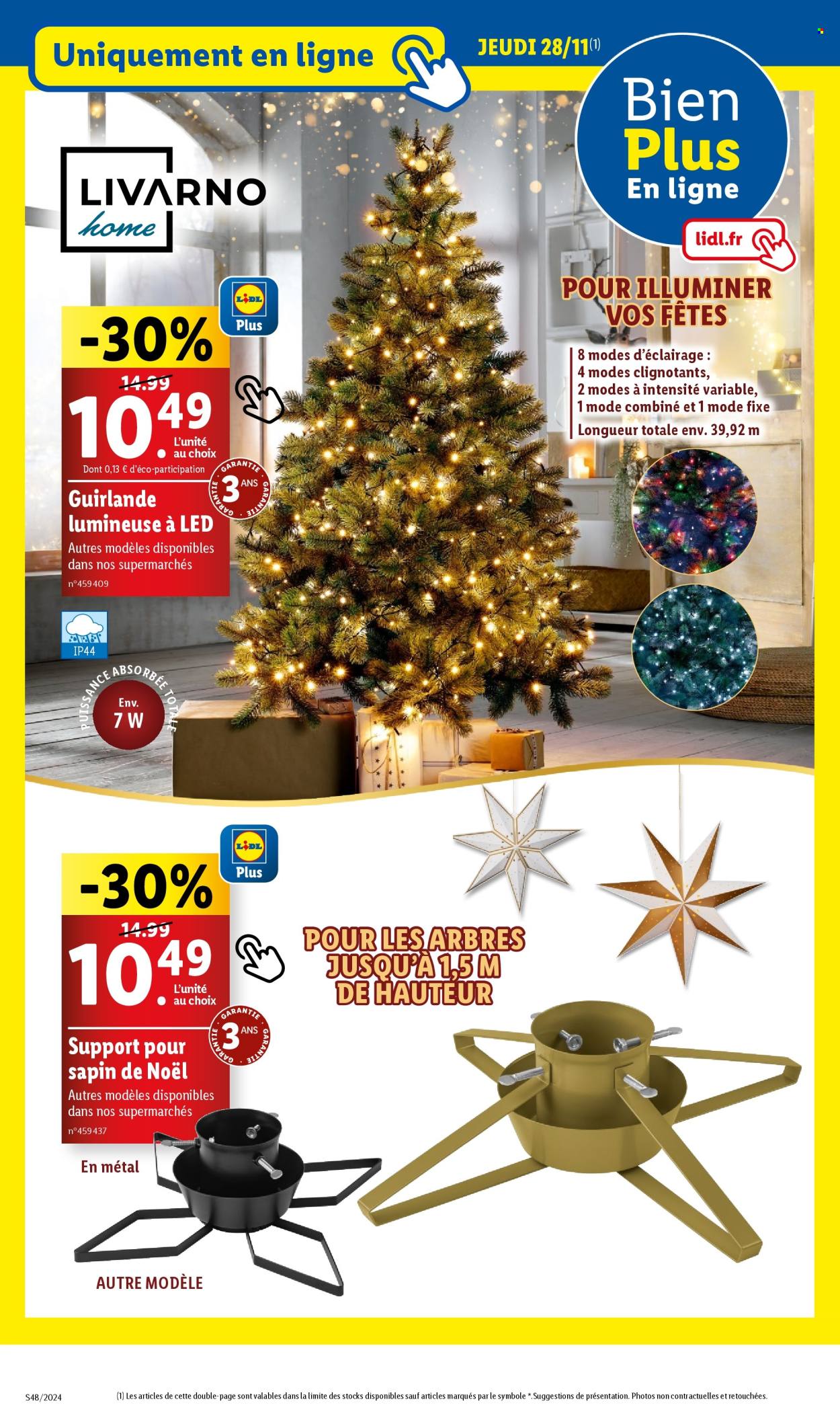 Catalogue Lidl - 27/11/2024 - 03/12/2024. Page 1