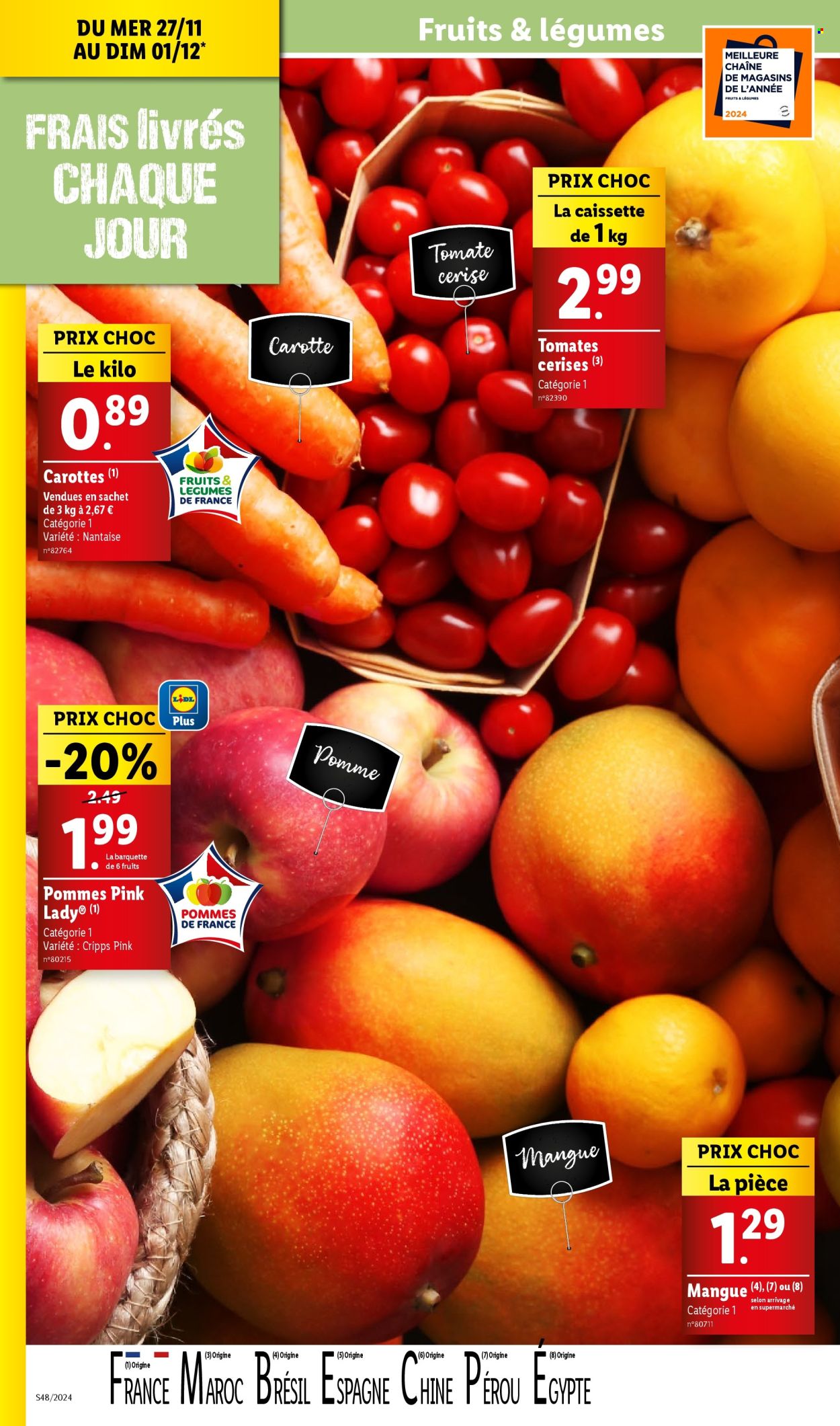 Catalogue Lidl - 27/11/2024 - 03/12/2024. Page 1