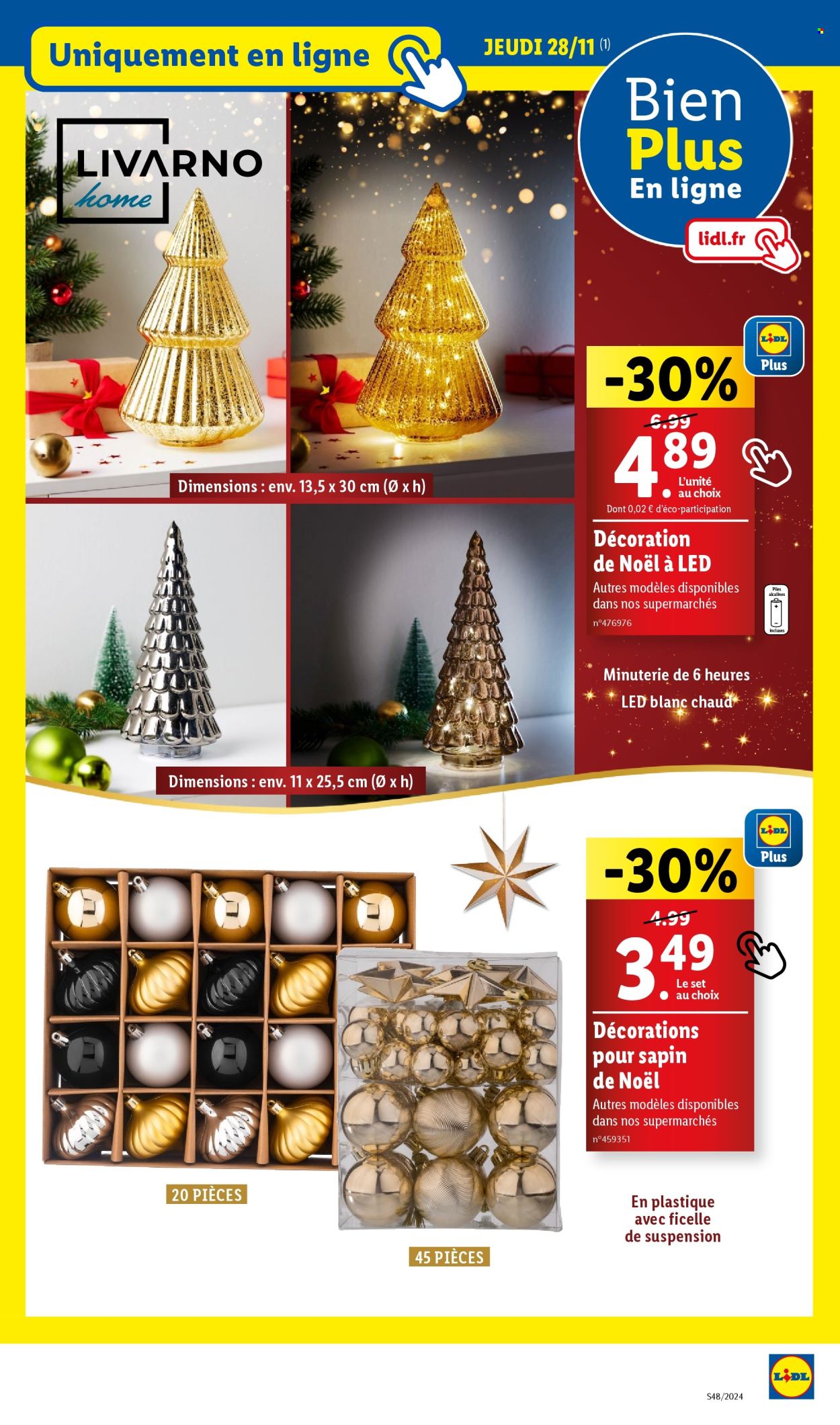 Catalogue Lidl - 27/11/2024 - 03/12/2024. Page 1