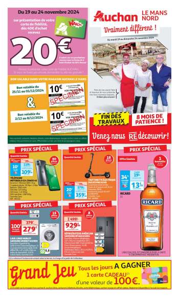 Catalogue Auchan - 19/11/2024 - 24/11/2024.