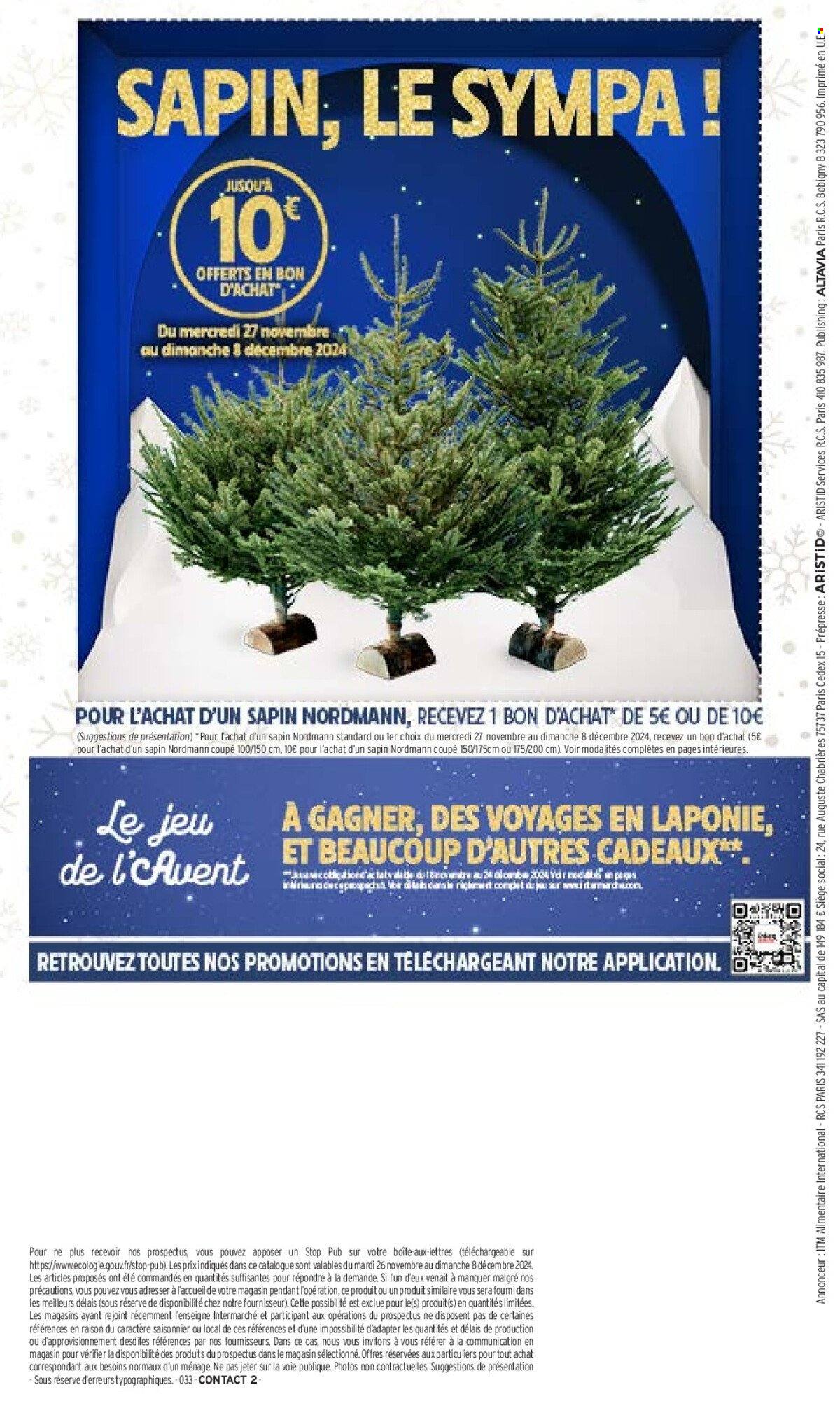 Catalogue Intermarché Contact - 26/11/2024 - 08/12/2024. Page 1