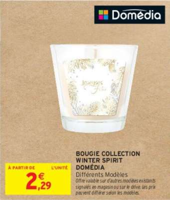 DOMÉDIA BOUGIE COLLECTION WINTER SPIRIT