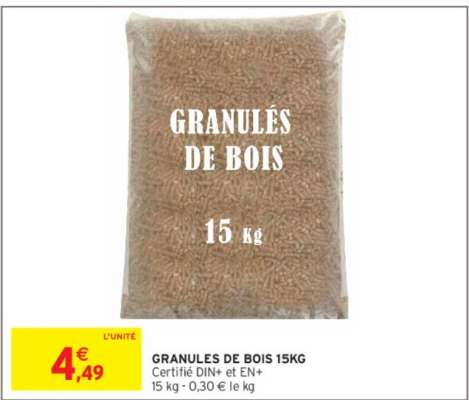 Granulés De Bois 15Kg