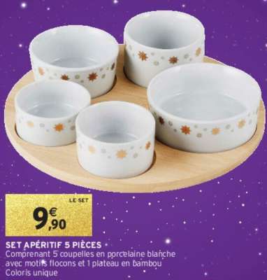 SET APÉRITIF 5 PIÈCES