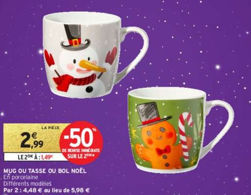 MUG OU TASSE OU BOL NOËL