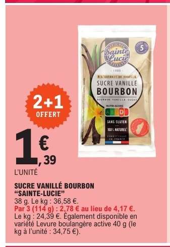 SUCRE VANILLÉ BOURBON "SAINTE-LUCIE"