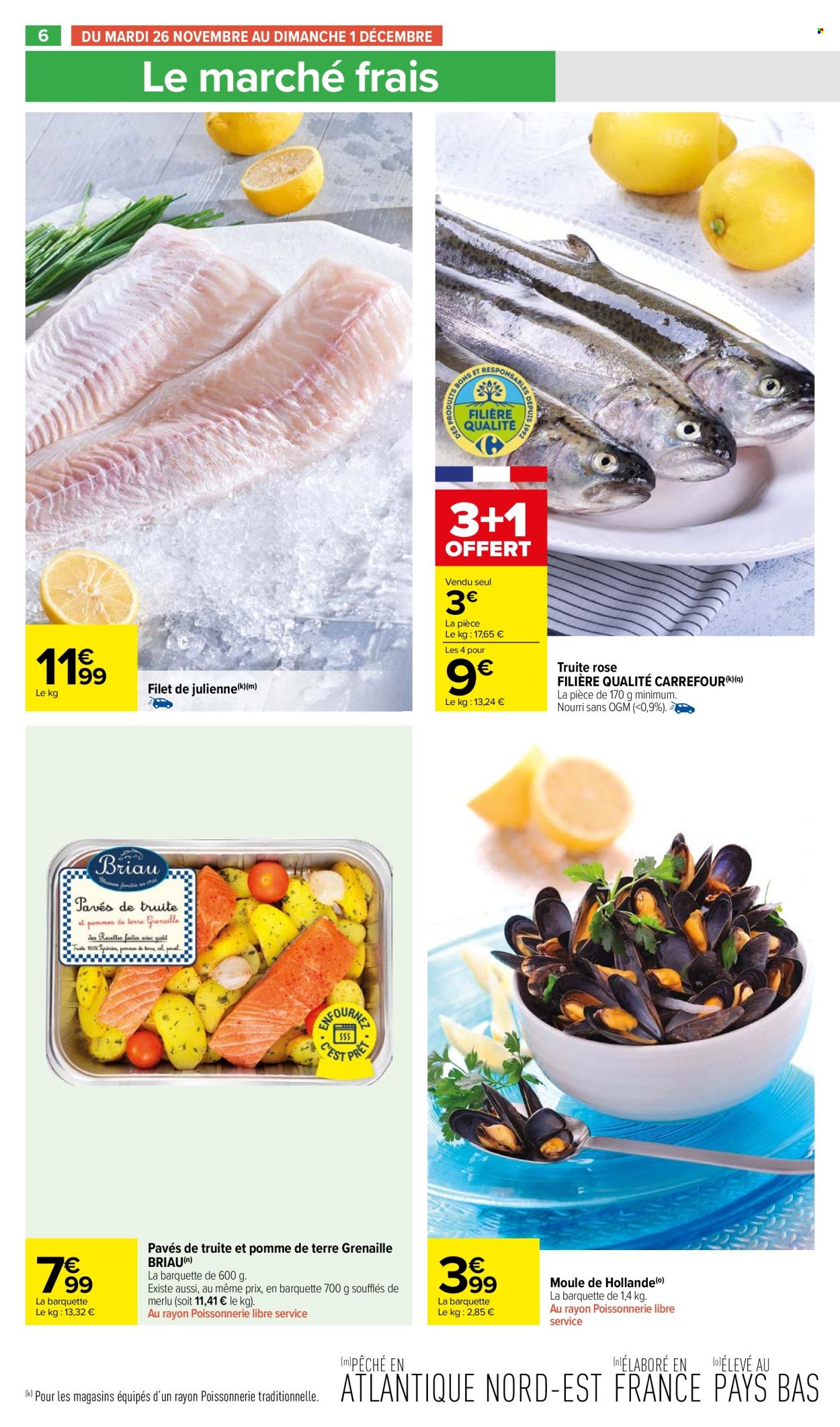 Catalogue Carrefour Market - 26/11/2024 - 08/12/2024. Page 1