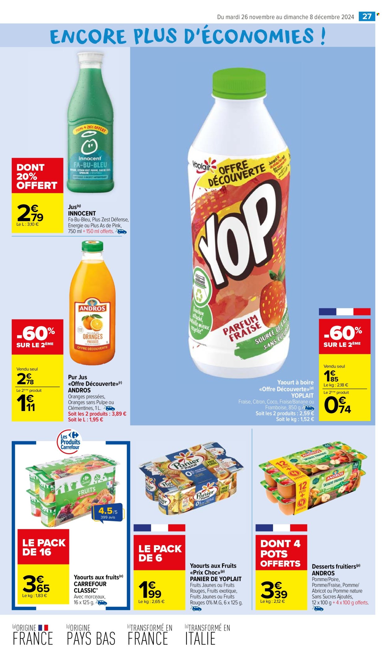 Catalogue Carrefour Market - 26/11/2024 - 08/12/2024. Page 1