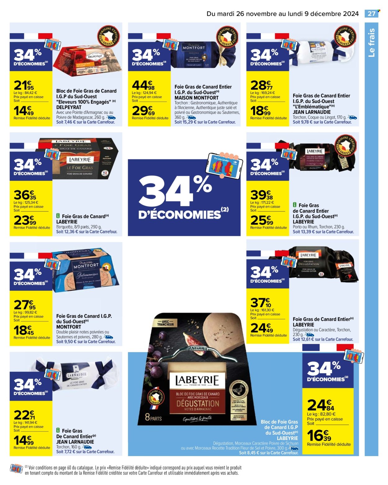 Catalogue Carrefour Hypermarchés - 26/11/2024 - 09/12/2024. Page 1