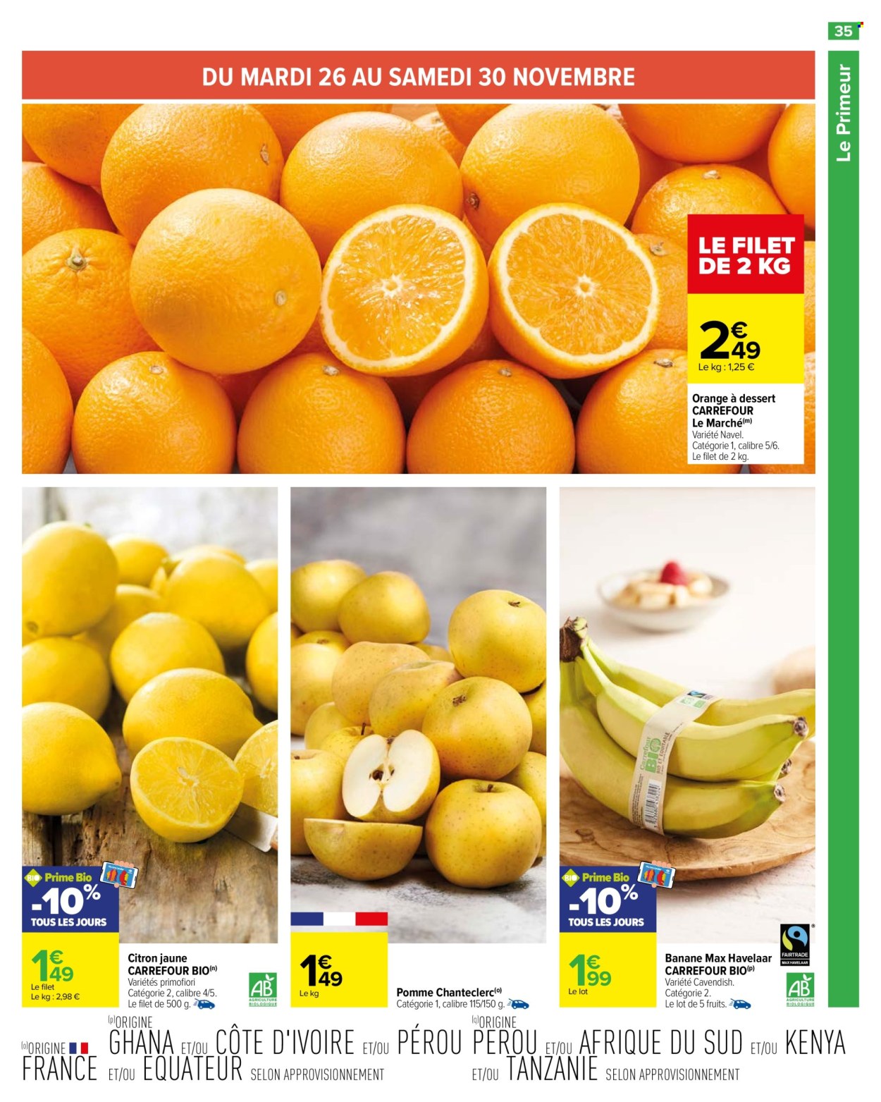 Catalogue Carrefour Hypermarchés - 26/11/2024 - 09/12/2024. Page 1