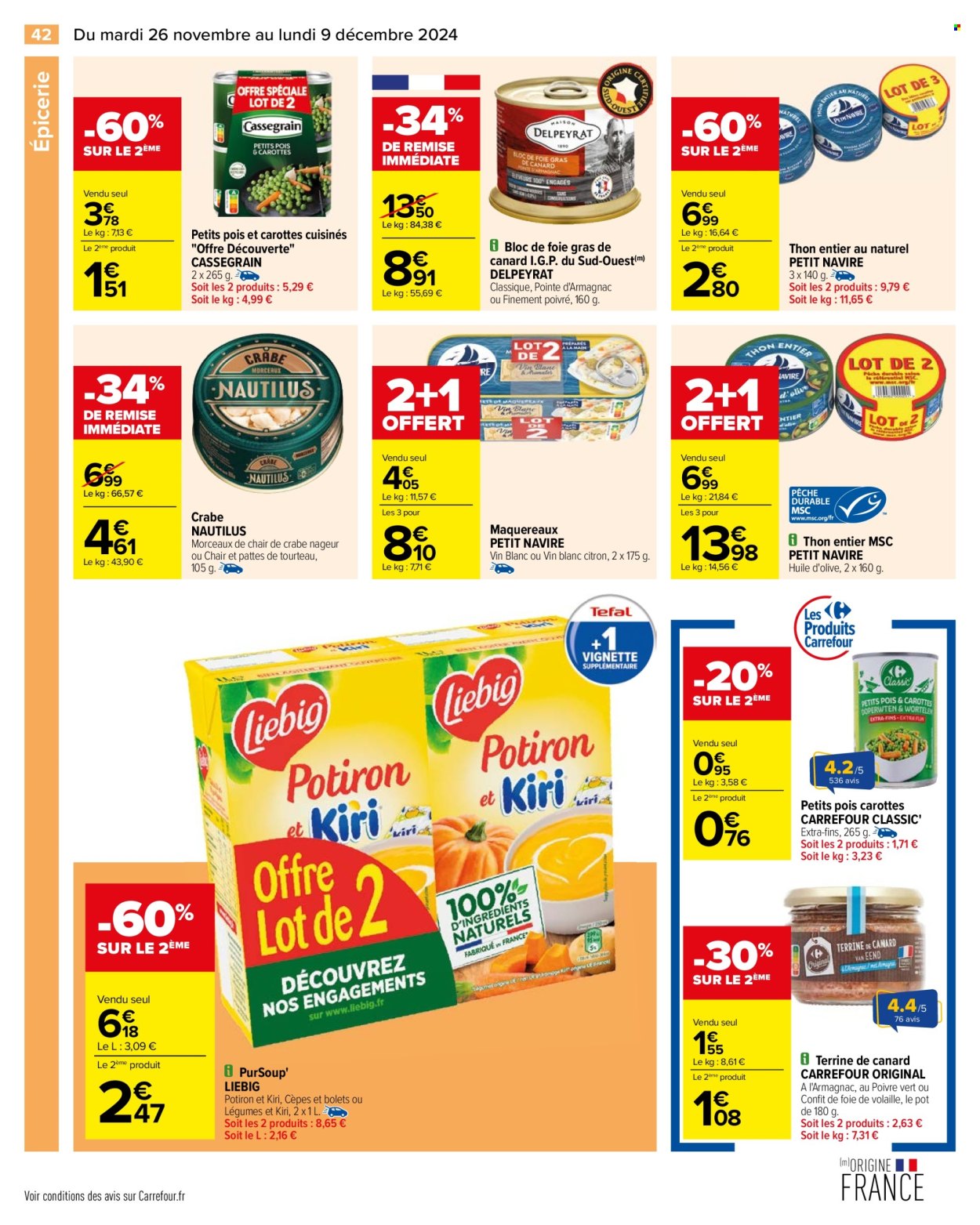 Catalogue Carrefour Hypermarchés - 26/11/2024 - 09/12/2024. Page 1