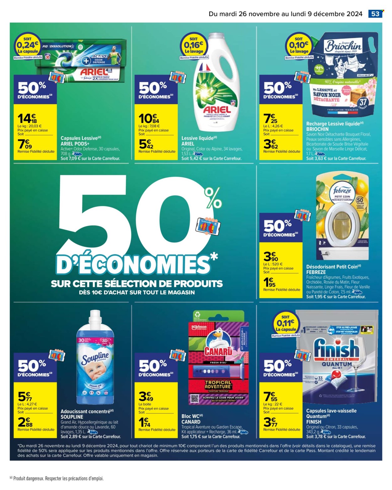 Catalogue Carrefour Hypermarchés - 26/11/2024 - 09/12/2024. Page 1