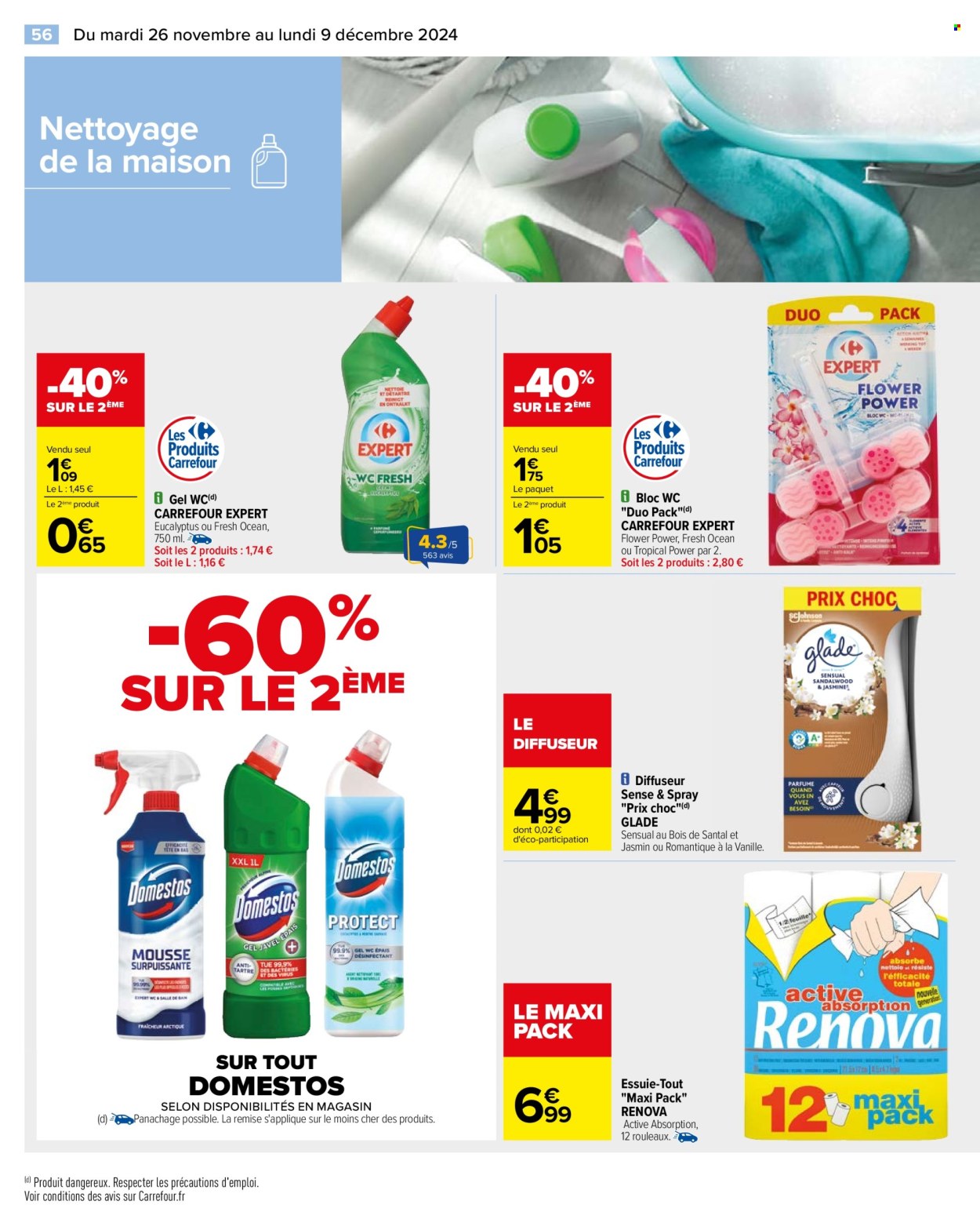 Catalogue Carrefour Hypermarchés - 26/11/2024 - 09/12/2024. Page 1