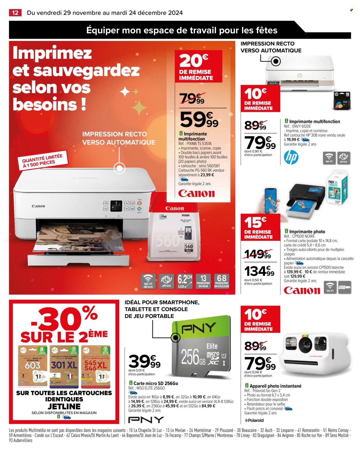 Catalogue Carrefour Hypermarchés - 29/11/2024 - 24/12/2024. Page 1