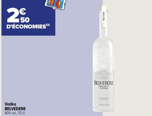 BELVEDERE Vodka - 40% vol., 70 cl.