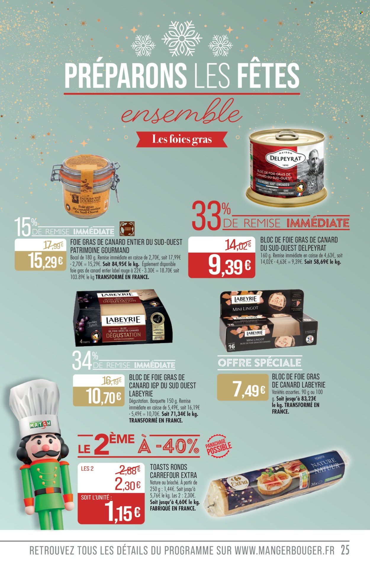 Catalogue Supermarché Match - 26/11/2024 - 08/12/2024. Page 1