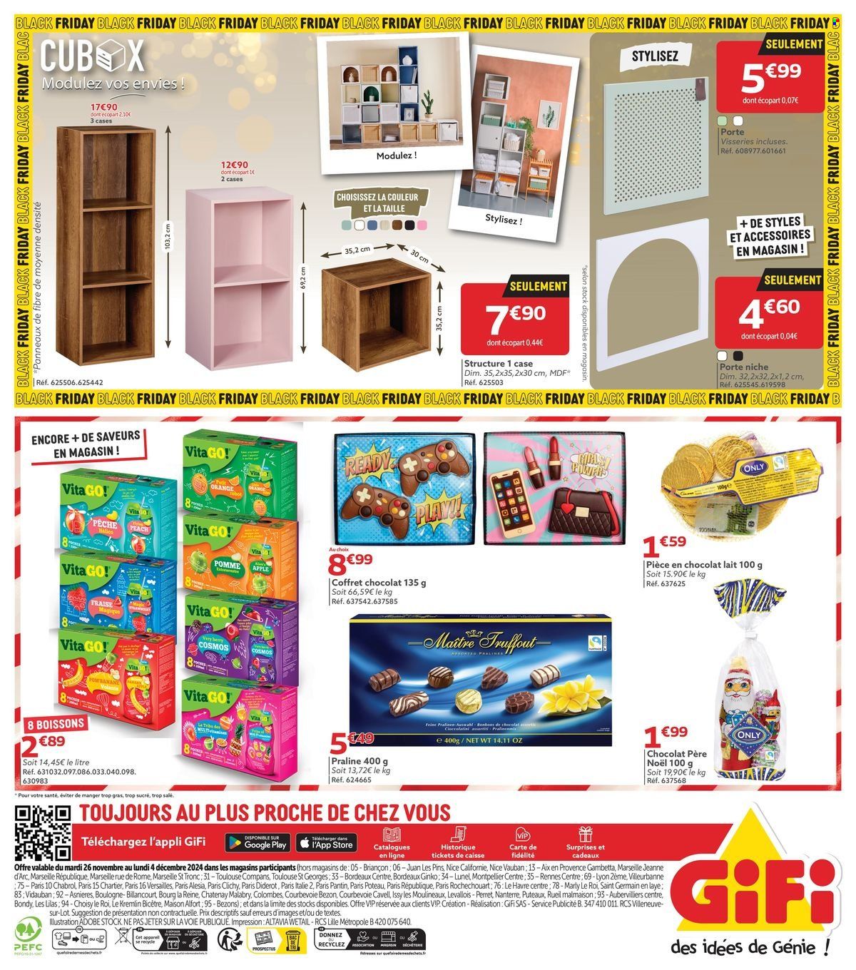 Catalogue GiFi - 26/11/2024 - 04/12/2024. Page 1