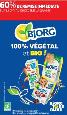 60% De Remise Immédiate Sur Le 2Ème Au Choix Sur La Gamme Bjorg