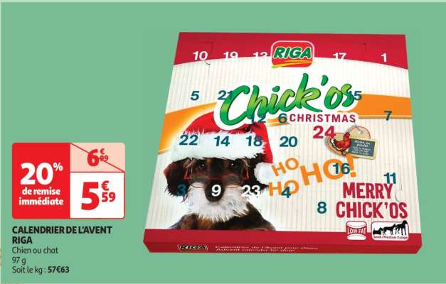 Calendrier De L'avent Riga - Chien ou chat
97 g