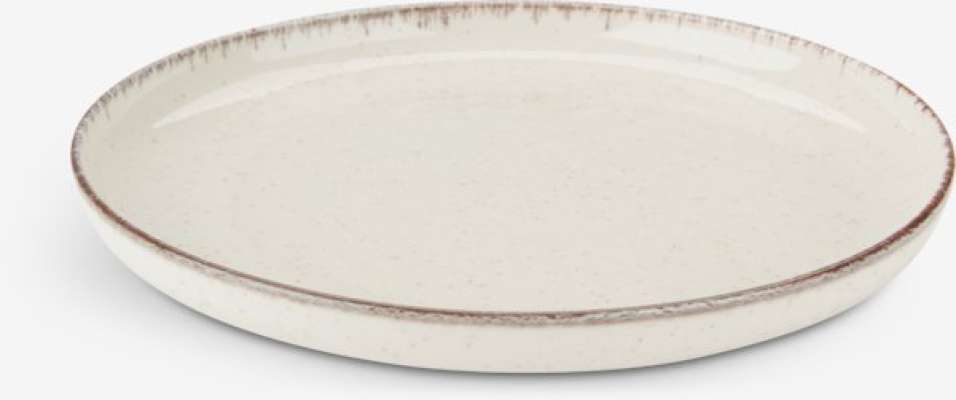 Assiette FERDUS Ø19cm grès beige