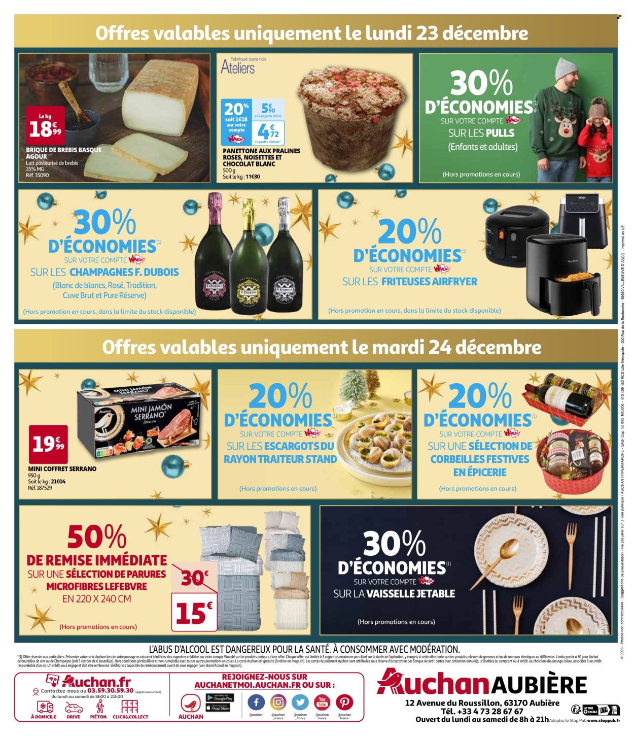 Catalogue Auchan - 22/12/2024 - 24/12/2024. Page 1