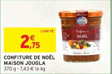 MAISON JOUGLA CONFITURE DE NOËL