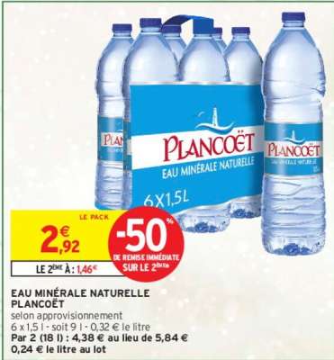 PLANCOËT EAU MINÉRALE NATURELLE